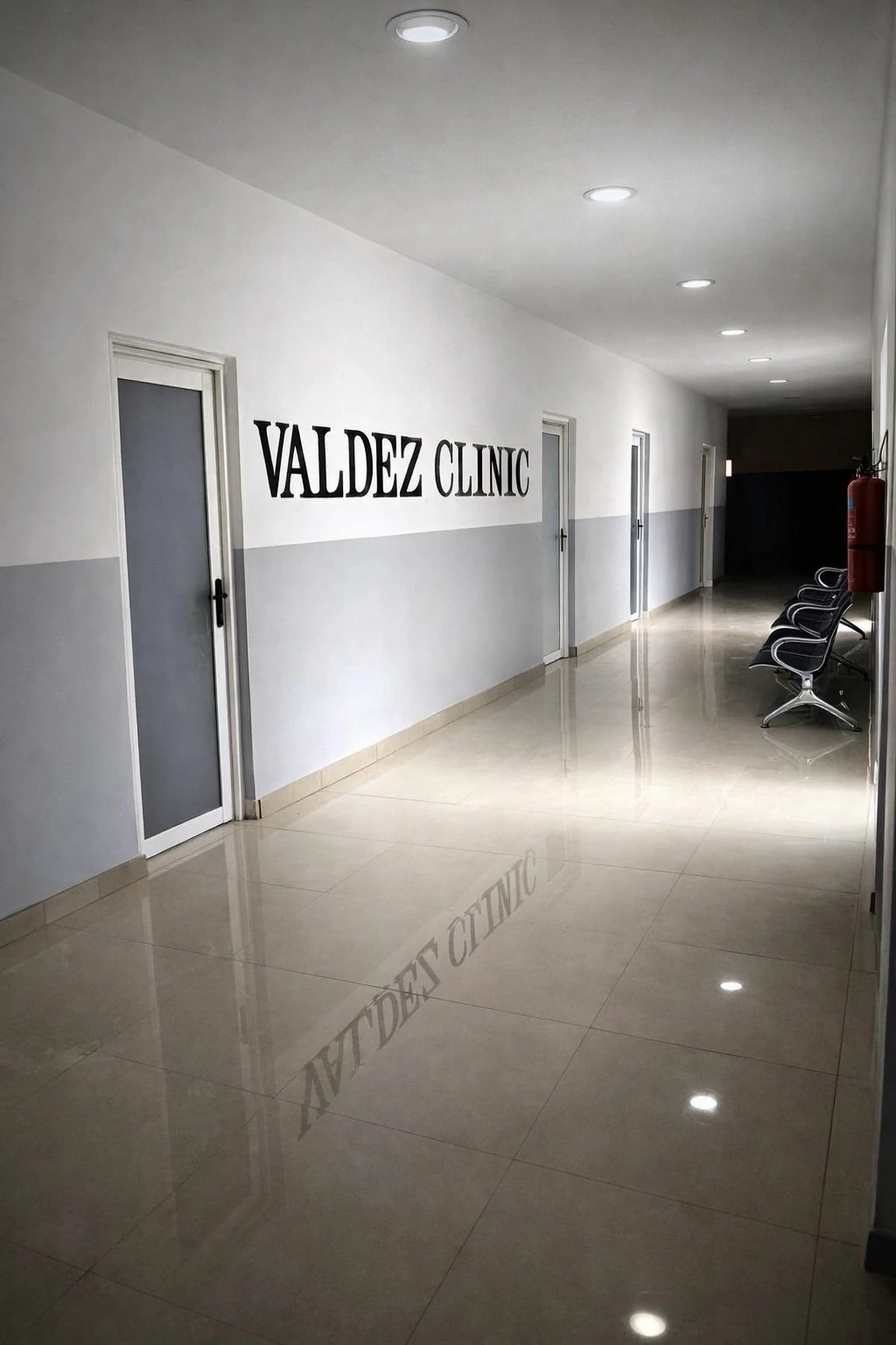 Área de atendimento da clínica